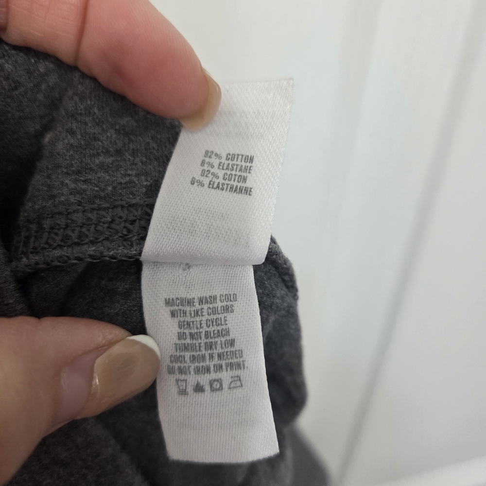 Aerie Chill Play Move Charcoal Gray Pull on Leggings size Medium Short - Picture 8 of 9
